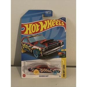 Hot Wheels 2022 HW Art Cars 2/10 '68 Dodge Dart #63/250 Red - New